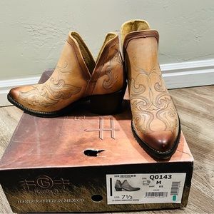 Circle G Corral Embroidery Booties